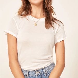 Reformation NWT Alex Slim Tee